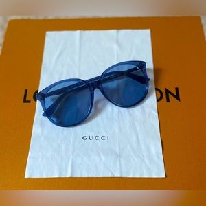 REAL Blue GUCCI Sunglasses